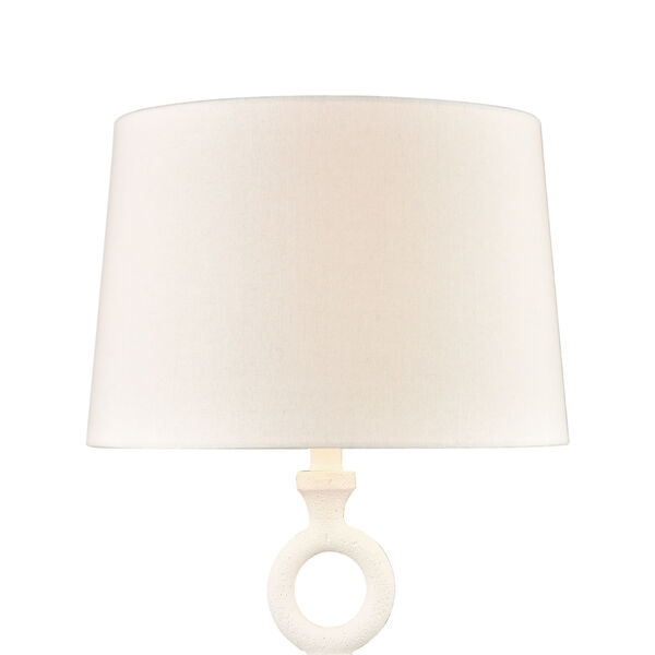 Hammered Home White One-Light Table Lamp, image 3