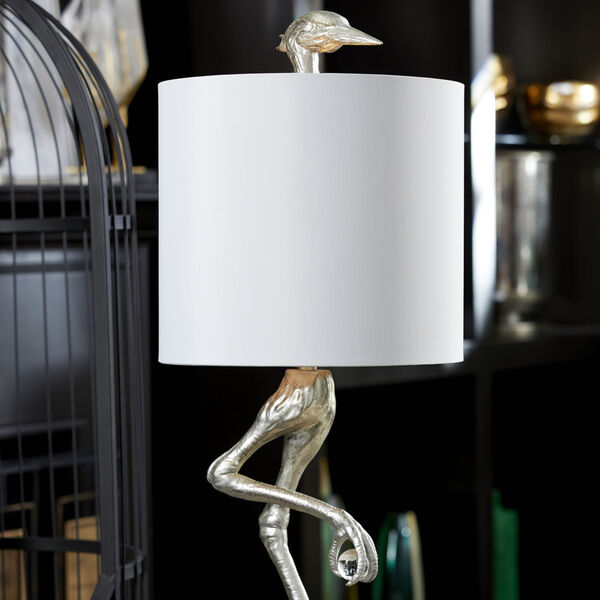 Silver Leaf Ibis Table Lamp, image 3