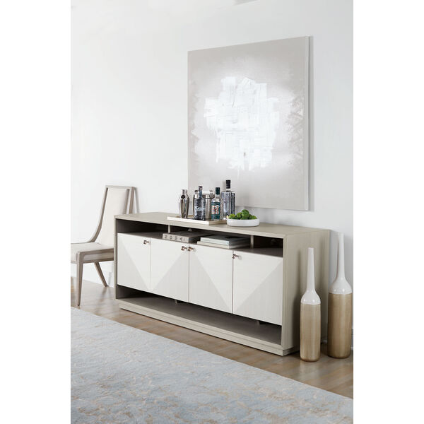 Axiom Linear Gray and Linear White 72-Inch Entertainment Console, image 6