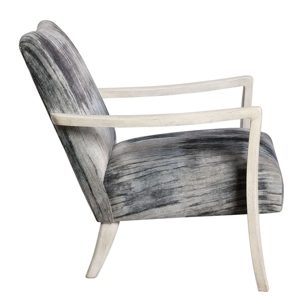 Watercolor Gray Accent Chair, image 5