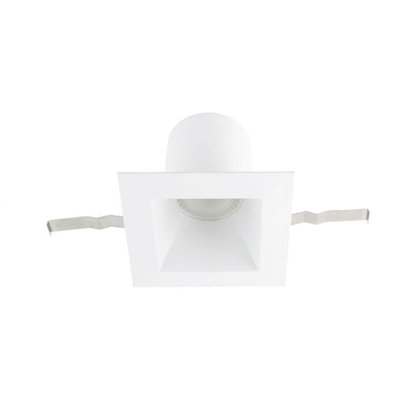 Blaze White LED Square Recessed Light Kit with Remodel Housing, image 2
