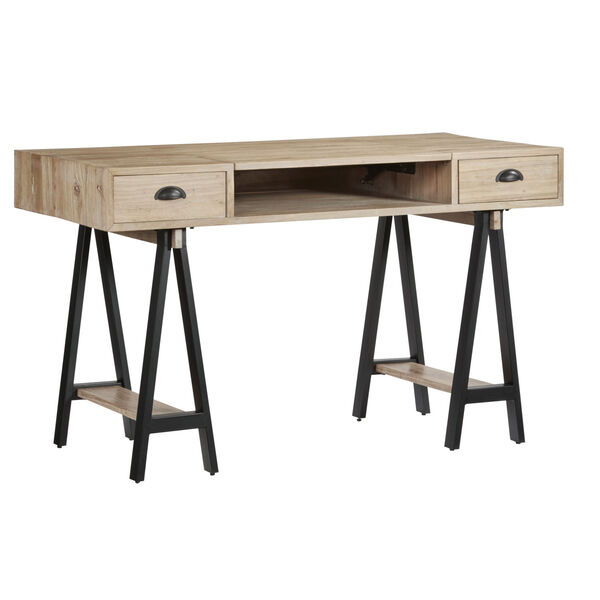 Journey Brown and Black Lift Top Desk, image 1