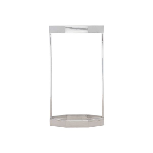 Silhouette Polished Stainless Steel Accent Table, image 3