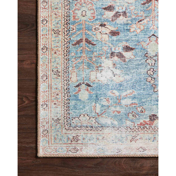 Wynter Teal and Multicolor Rectangular: 2 Ft. 6 In. x 12 Ft. Area Rug, image 4