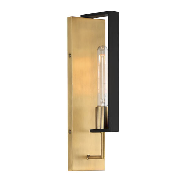 Chicago PM Old Satin Brass One-Light Wall Sconce, image 1