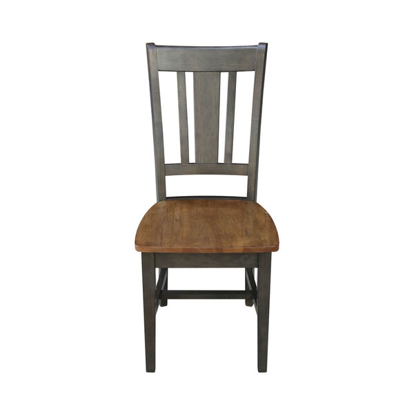 San Remo Hickory and Washed Coal Splatback Chair, Set of 2, image 4