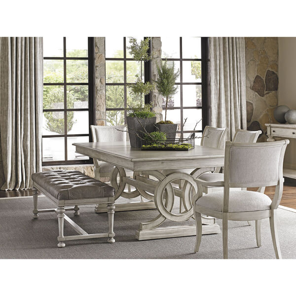 Oyster Bay White Eastport Dining Arm Chair, image 3