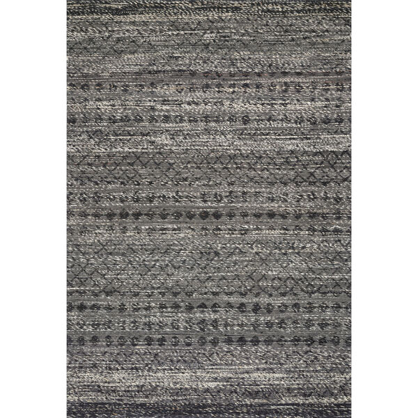 Crafted by Loloi Pomona Graphite Rectangle: 7 Ft. 9 In. x 9 Ft. 9 In. Rug, image 1