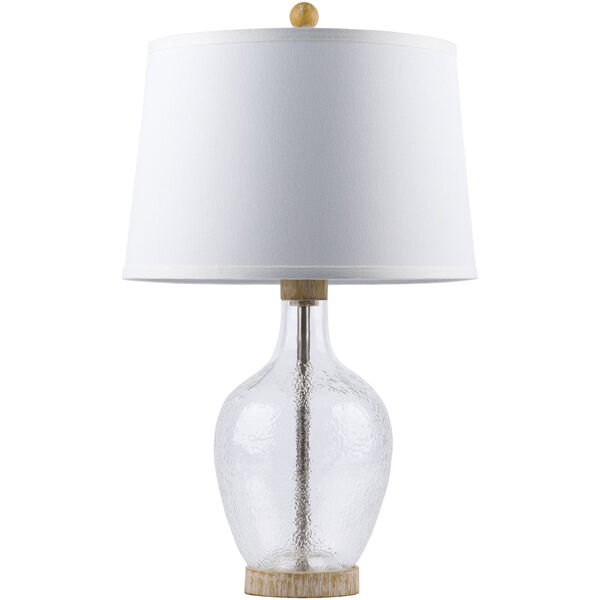 Canonbury Ivory and Clear Table Lamp, image 1