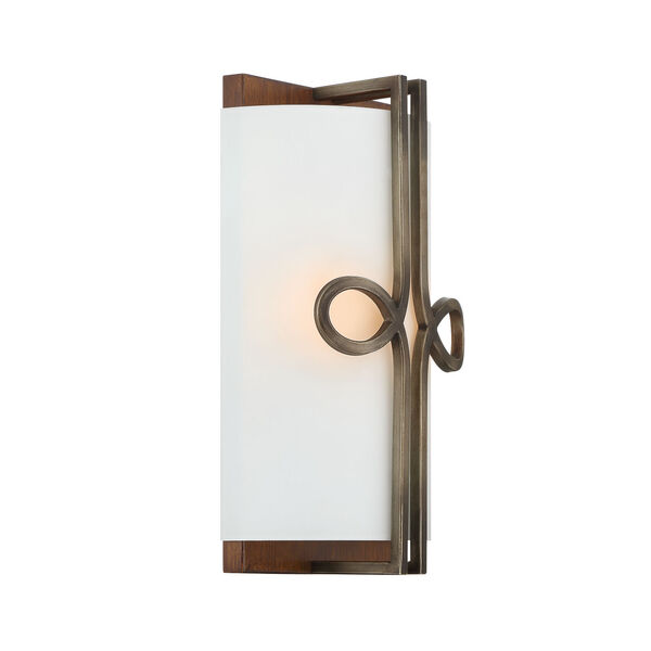 Yorkville Aged Darkwood with Silver Pati Two-Light Wall Sconce, image 5