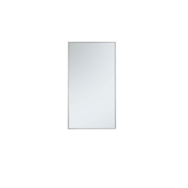 Eternity Silver 20-Inch Rectangular Mirror with Metal Frame, image 1