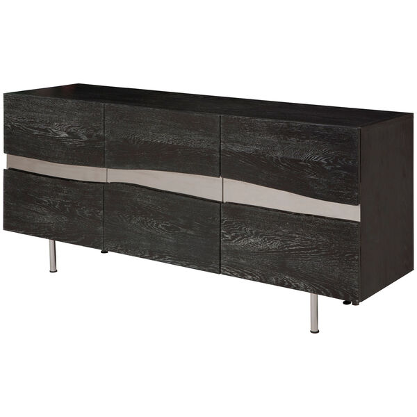 Sorrento Oxidized Grey 79-Inch Sideboard Cabinet, image 1