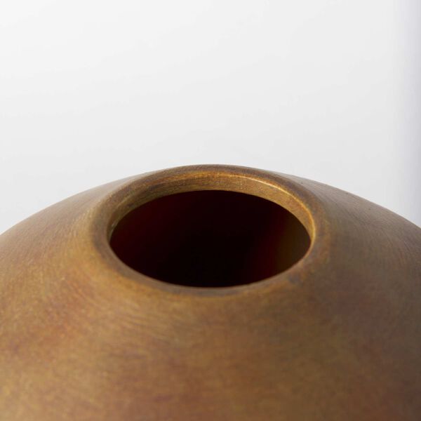 Esme Light Brown Ceramic Vase, image 4