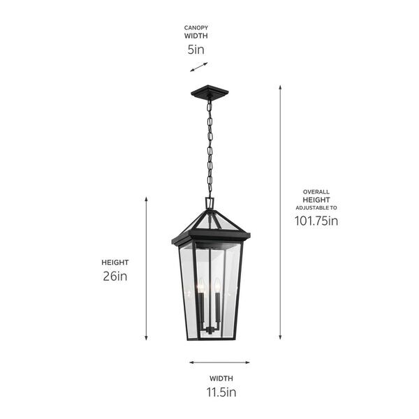 Regence 26-Inch Two-Light Outdoor Pendant, image 4