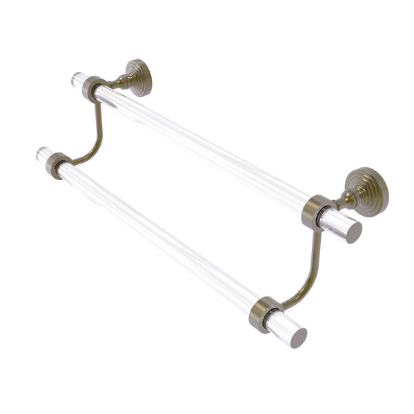 Pacific Grove Antique Brass 18-Inch Double Towel Bar, image 1