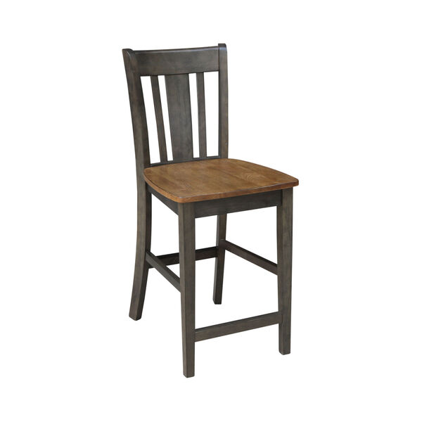 San Remo Hickory and Washed Coal Counterheight Stool, image 6