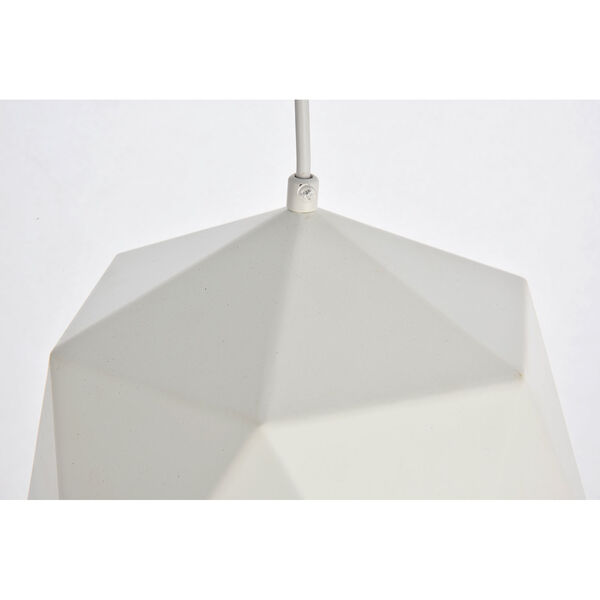 Arden White 10-Inch One-Light Pendant, image 4