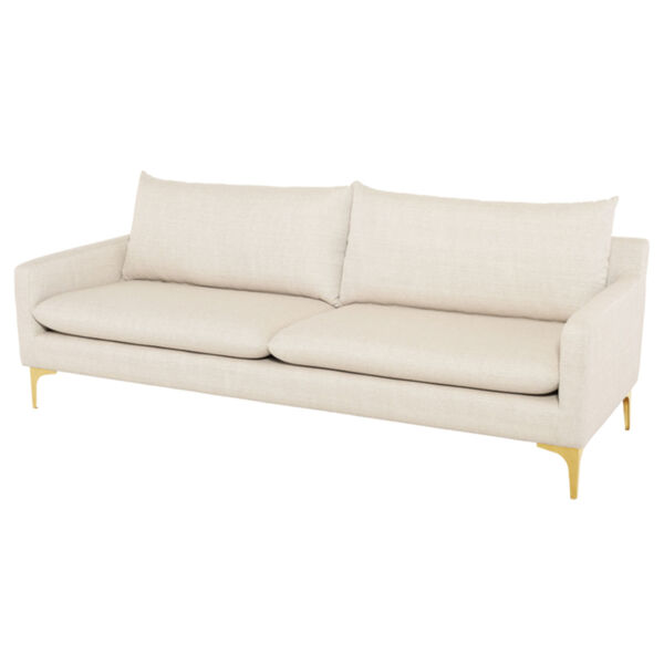 Anders Sand and Gold Sofa, image 1