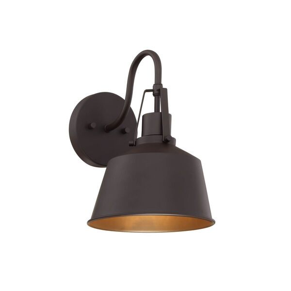 Lex Oil Rubbed Bronze Eight-Inch One-Light Outdoor Wall Sconce, image 1