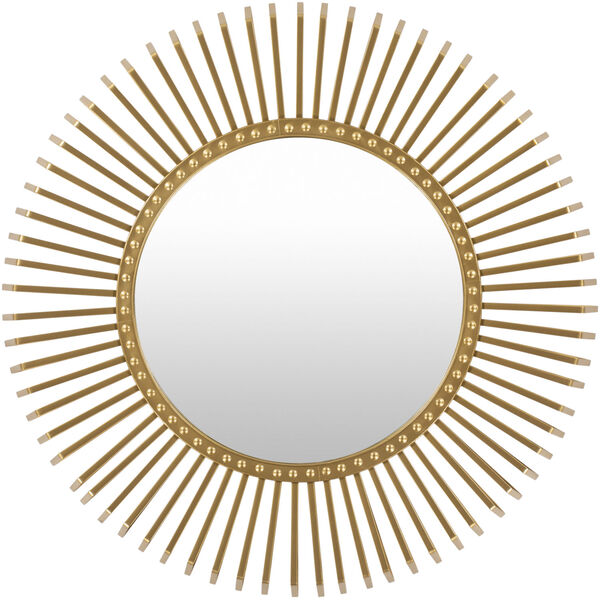 Errol Gold 40-Inch Wall Mirror, image 2