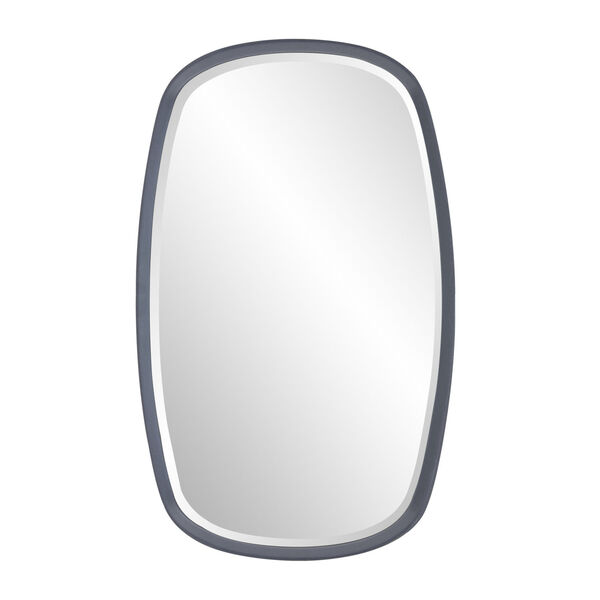 Asher Charcoal Gray Oval Mirror, image 2