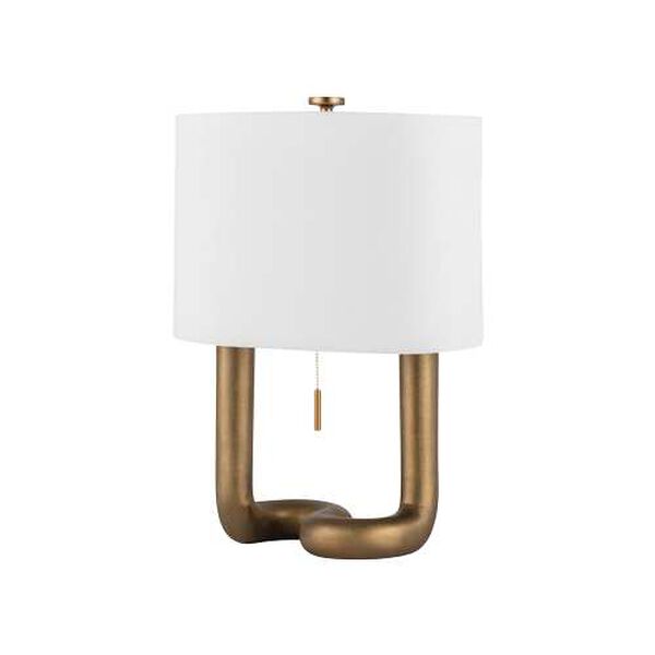 Armonk Aged Brass One-Light Table Lamp, image 1