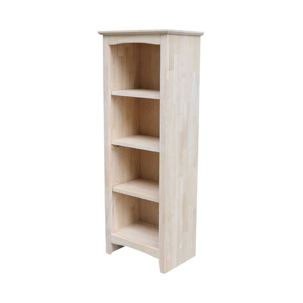 Beige Bookcase with Three Shelves, image 1