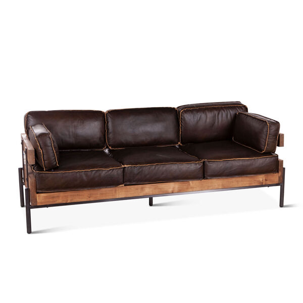 Chiavari Dark Brown Sofa, image 2