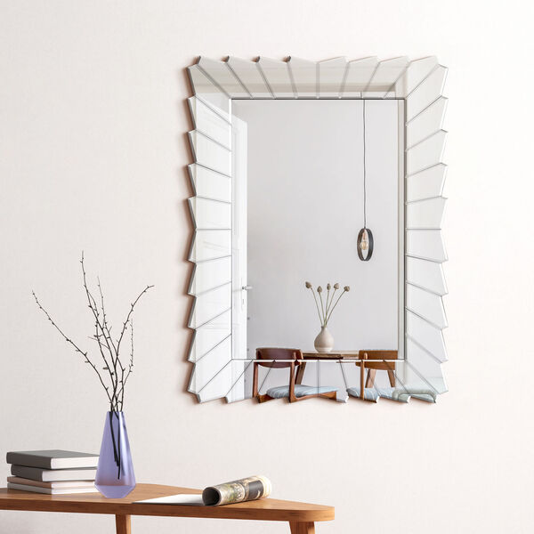 Moderno Clear 40 x 30-Inch Beveled Wall Mirror, image 1