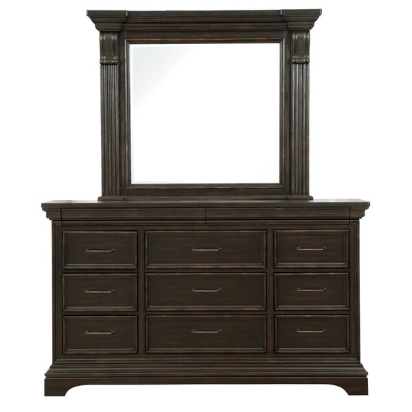Caldwell Brown Dresser with Mirror, image 2