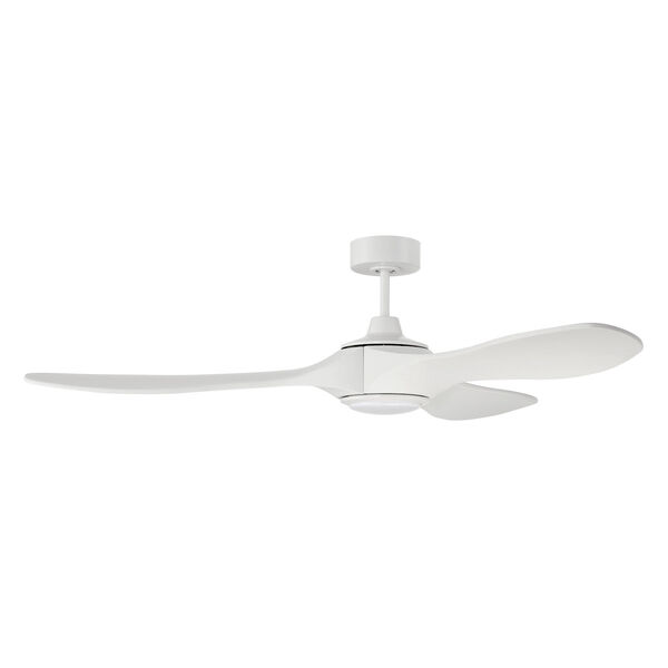 Envy White 60-Inch LED Ceiling Fan, image 1