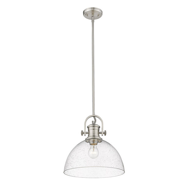 Hines Pewter 13-Inch One-Light Pendant, image 1