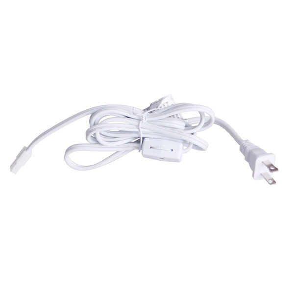 White 72-Inch Cord and Plug, image 1