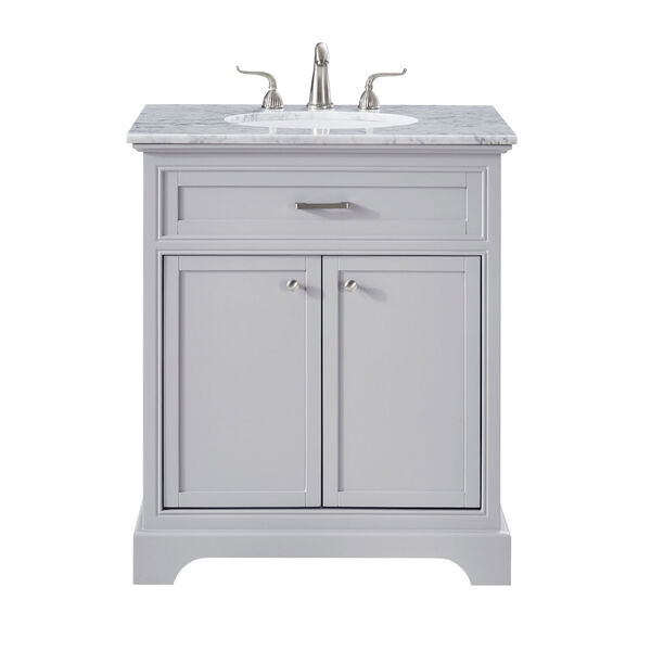 Americana Light Gray 30-Inch Vanity Sink Set, image 2