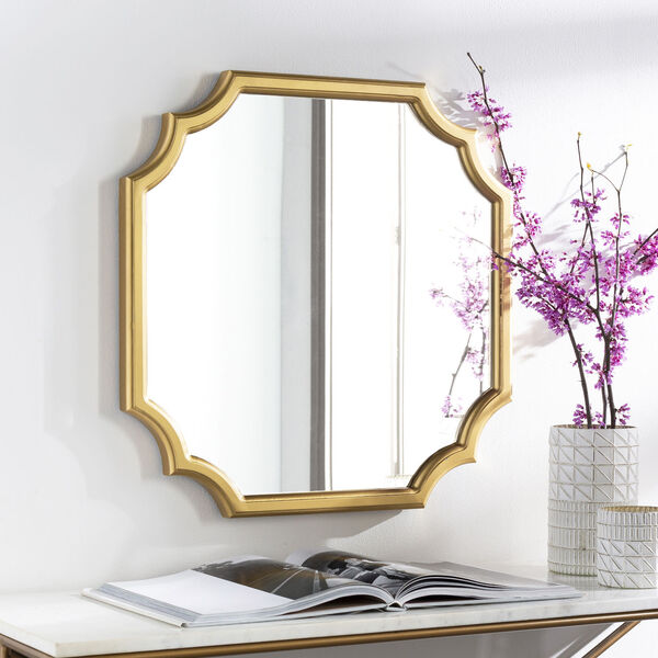 Cecilia Gold Wall Mirror, image 1