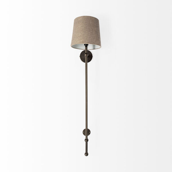 Chester Black and Beige One-Light Wall Sconce, image 2