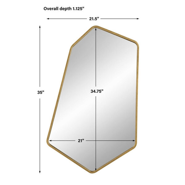 Linneah Gold Large Wall Mirror, image 5