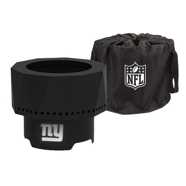 NFL New York Giants Ridge Portable Steel Smokeless Fire Pit with Carrying Bag, image 3