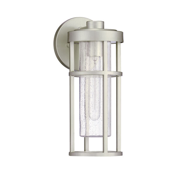 Encompass Satin Aluminum Six-Inch One-Light Outdoor Wall Sconce, image 1