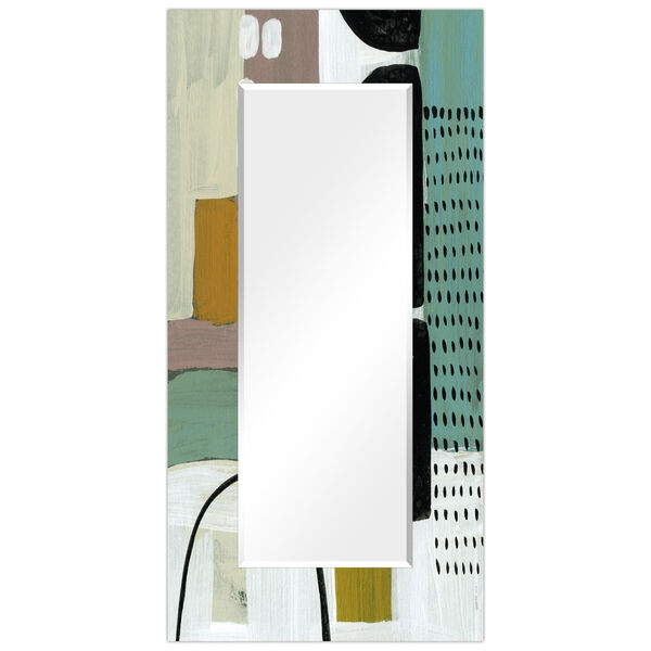 Introductions Multicolor 72 x 36-Inch Rectangular Beveled Floor Mirror, image 6