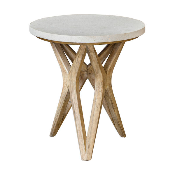 Marnie White and Woodtone Accent Table, image 1