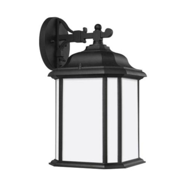 Preston Black 8.5-Inch One-Light Outdoor Wall Sconce, image 1