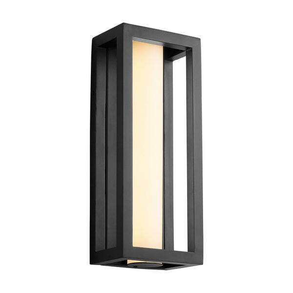 Aperto Black Seven-Inch LED Outdoor Wall Sconce, image 2