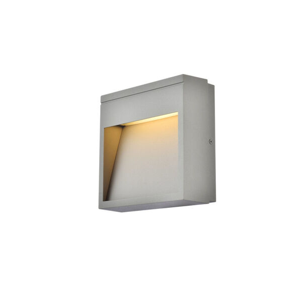 Raine Silver 110 Lumens Eight-Light LED Outdoor Wall Sconce, image 2