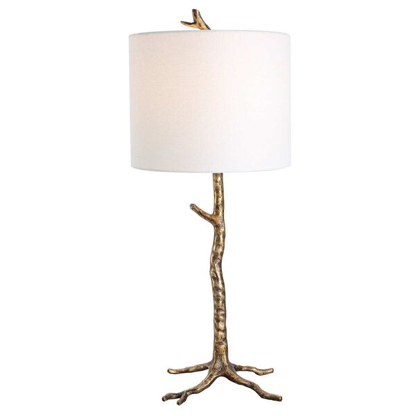Hayden Antique Gold Twig One-Light Table Lamp, image 1