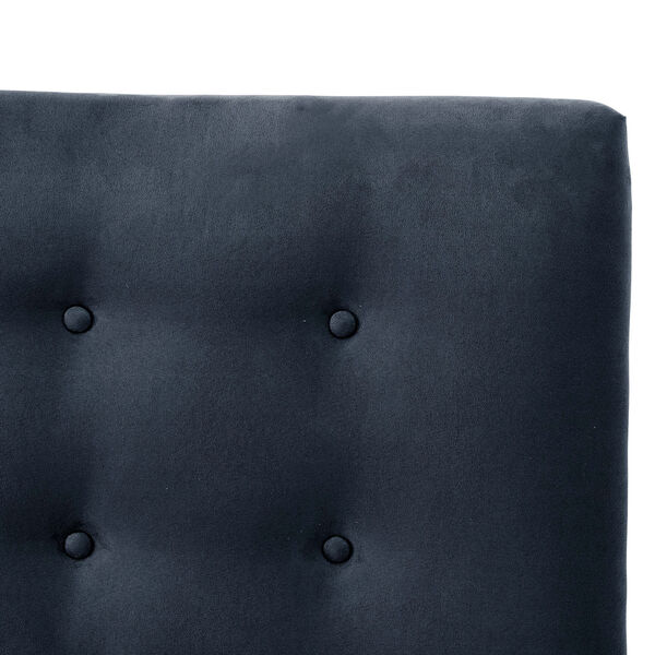 Full Premier Lazuli Blue 56-Inch Button Bed, image 2