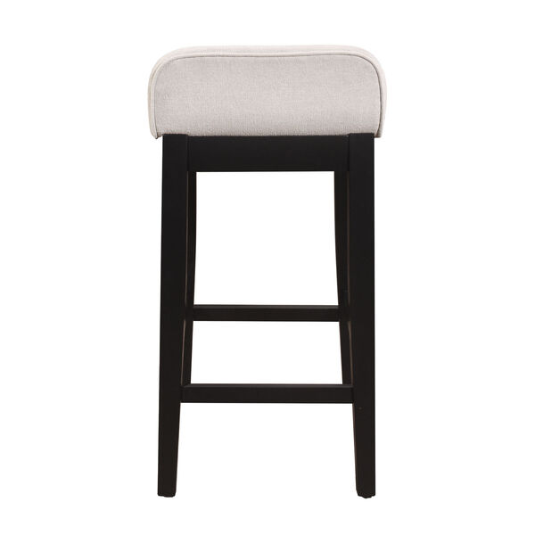 Maydena Black And Light Beige Counter Height Stool, image 4