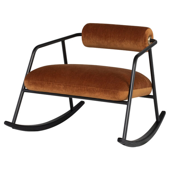 Cyrus Rust Black Occasional Chair, image 3