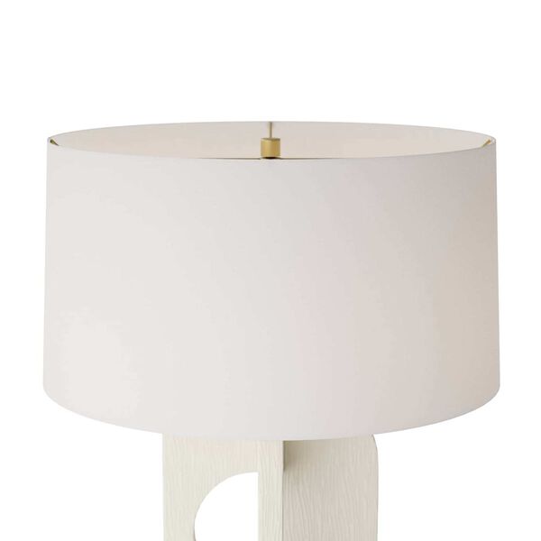 Tevin Matte Ivory Resin One-Light Table Lamp, image 6