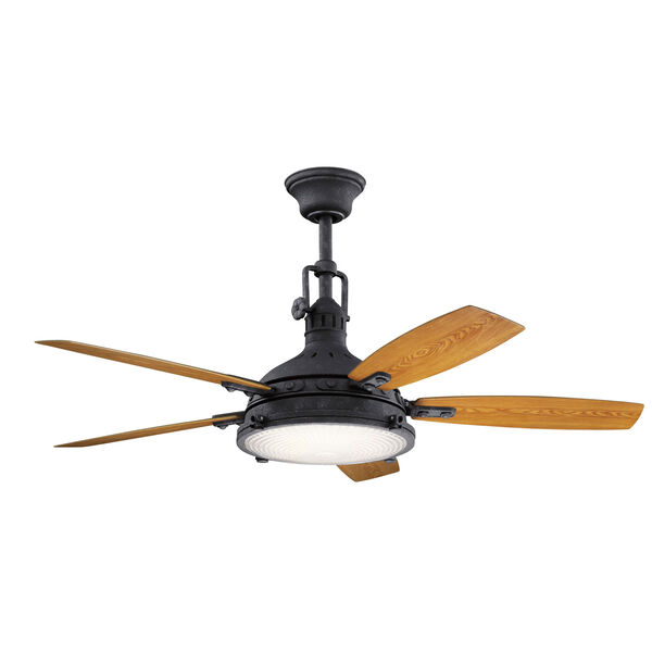 Hatteras Bay Distressed Black 52-Inch LED Ceiling Fan, image 4